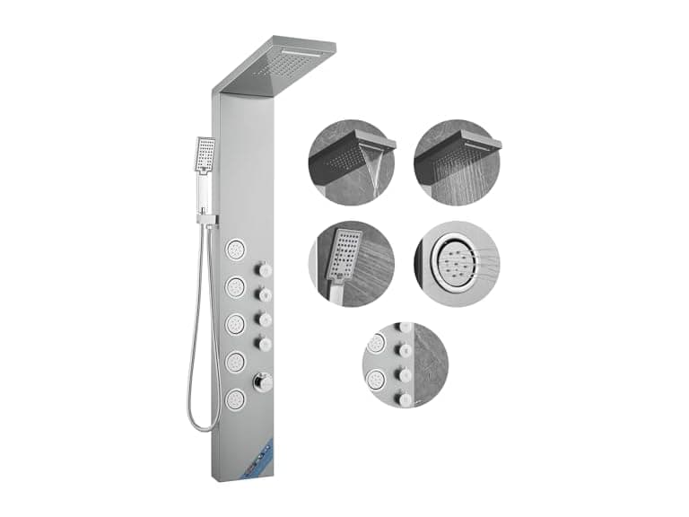 VEVOR Shower Panel System, 4 Shower - Image 1