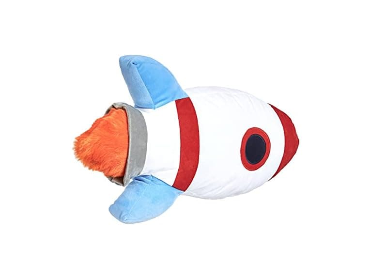 Amazon Basics Kids Space Rockets Decorative Pillow - Image 1