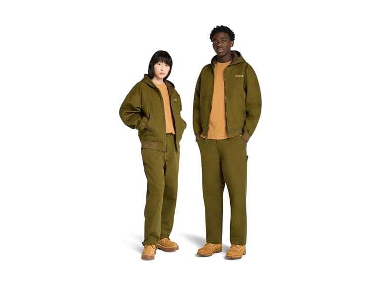 Timberland Mens Duck Canvas Hooded Bomber (Open Box) - Image 1