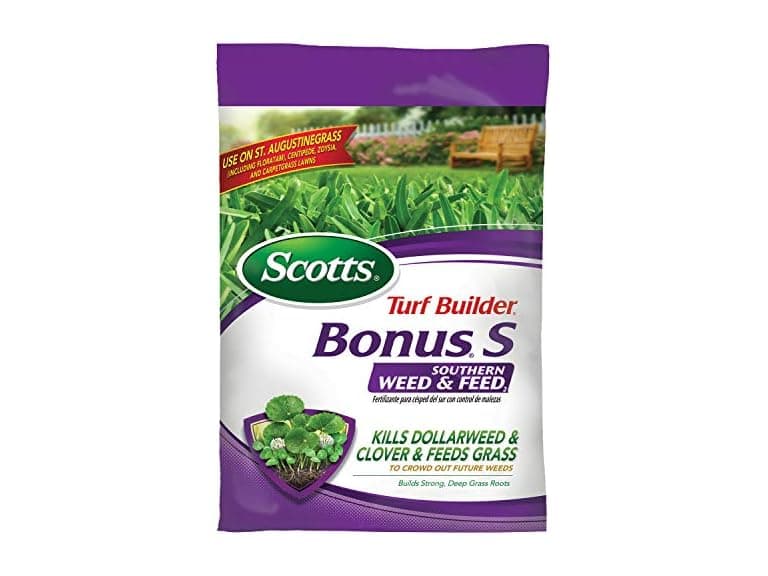 Weed Killer Plus Lawn Fertilizer, 27.59 lbs. - Image 1