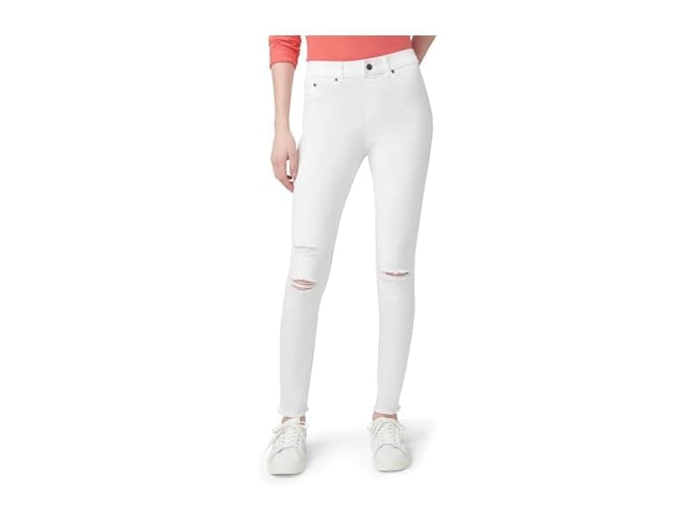 HUE Women (XS) Ripped Knee Leggings - Image 1