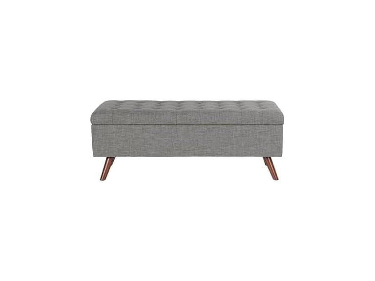 HomePop 48in Modern Tufted Storage Bench - Image 1