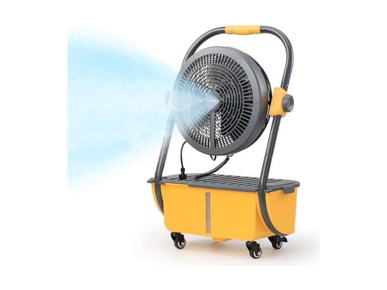 TURBRO AirSupply MS12 Portable Mist Fan Yellow - Image 1