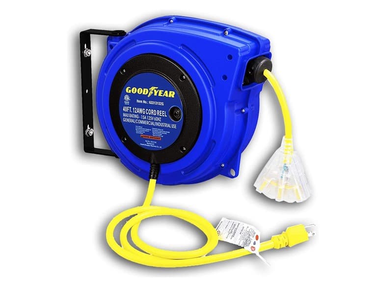 Goodyear Heavy Duty Cord Reel 40' 12AWG - Image 1