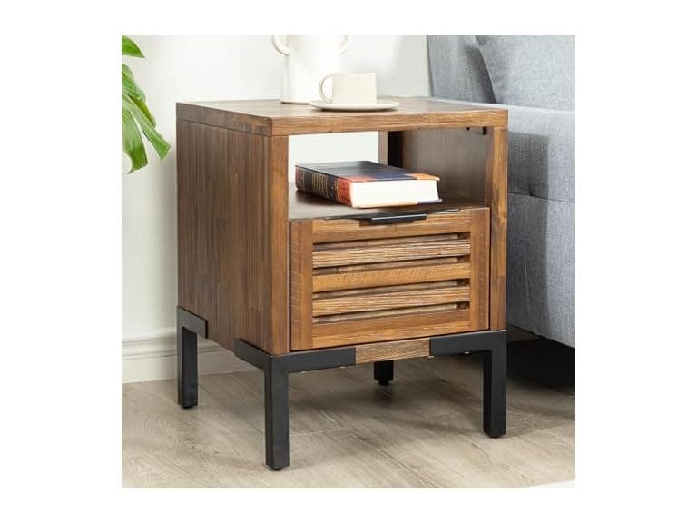 Bme Millie Acacia Nightstand Drawers - Image 1
