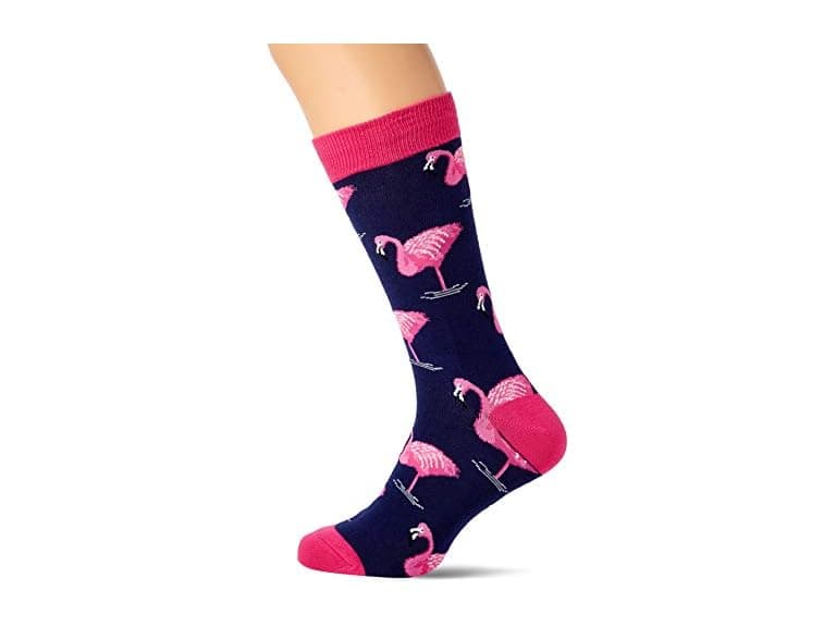 Socksmith Flamingo Socks Navy Size 10-13 - Image 1