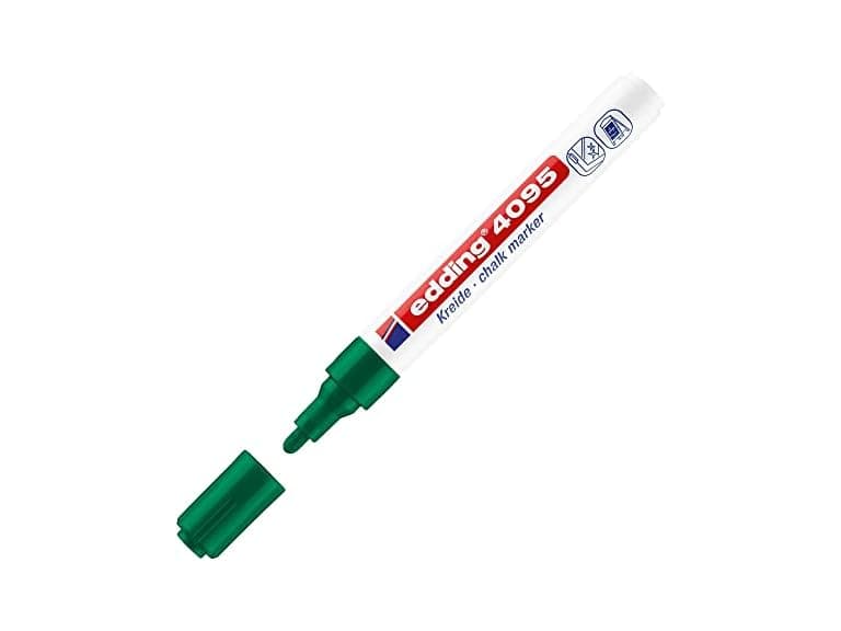 edding 4095 Chalk Marker - Green (Box of 10) - Image 1