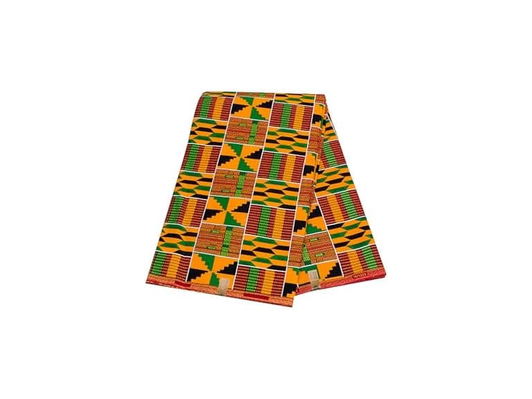 Stioyitois African Fabric 100% Cotton African Ankara Print - Image 1
