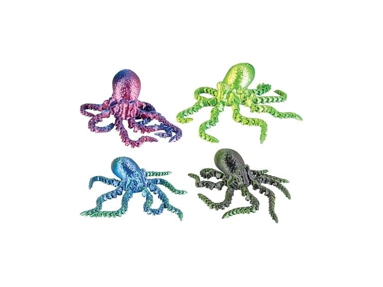 Raymond Geddes 3D Printed Octopus Fidget Toys – Pack of 16 - Image 1