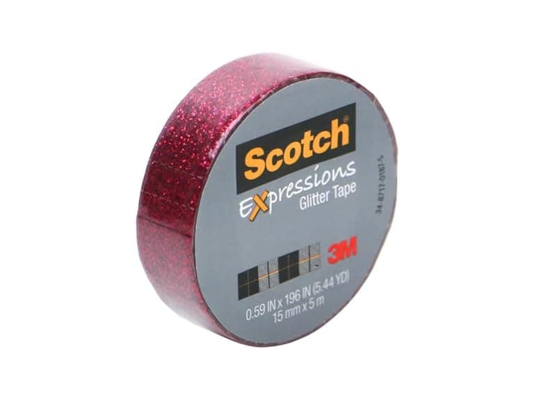 3M Washi Tape Glit HT Pnk .59In - Image 1