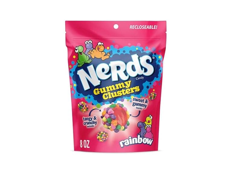 Nerds Gummy Clusters Candy, Rainbow 8 Oz - Image 1