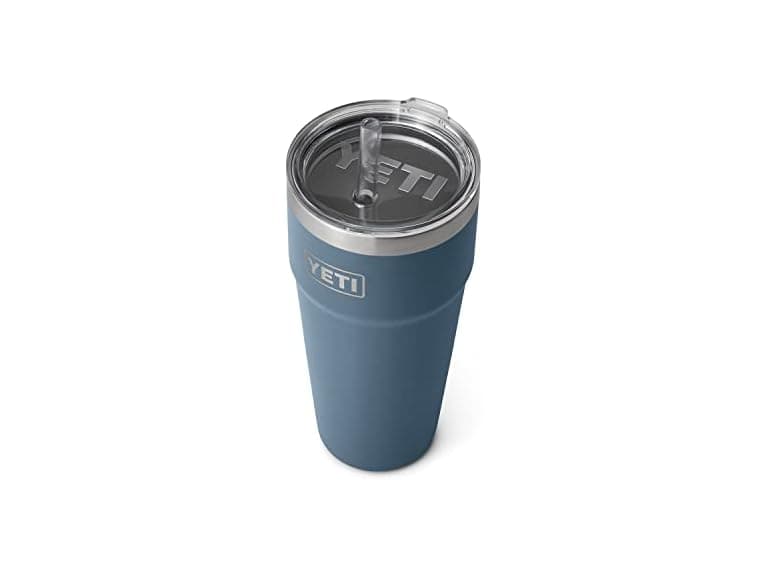 YETI Rambler 26oz Straw Cup, Nordic Blue - Image 1