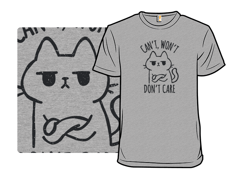 Can't Won't Don't Care - Image 1