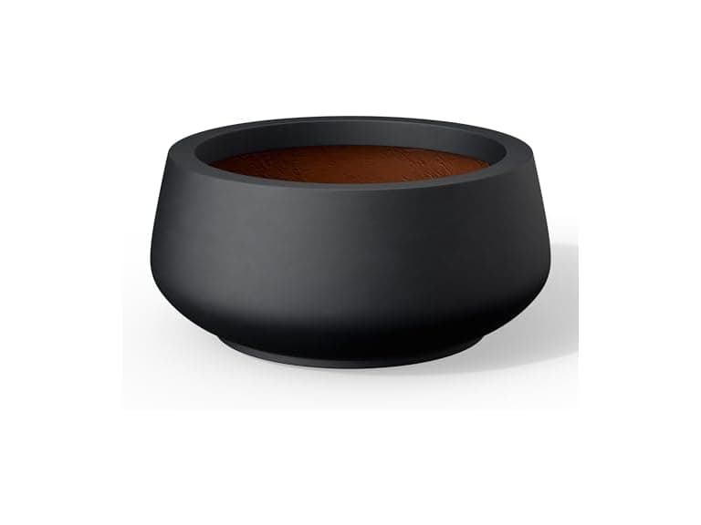 Kante 16.9" Concrete Bonsai Planter - Image 1