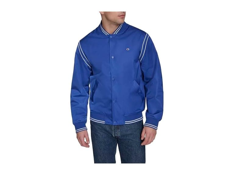 Champion Men Lightweight Varsity Bomber Jacket - Image 1