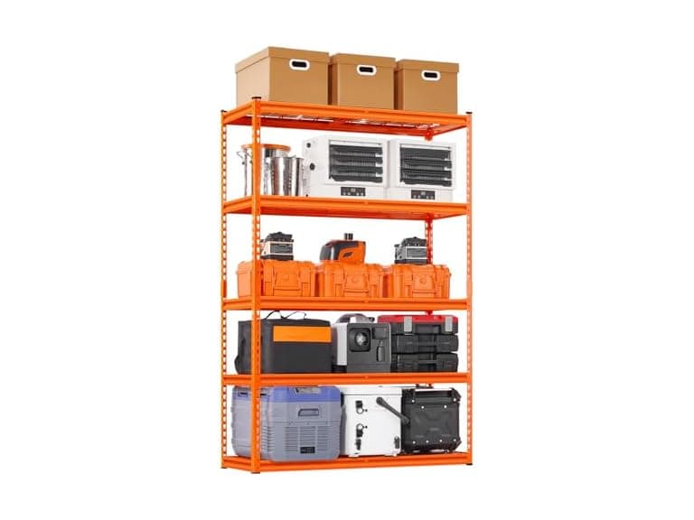 Storage Shelves 5 Tiered 2500 lbs - Image 1