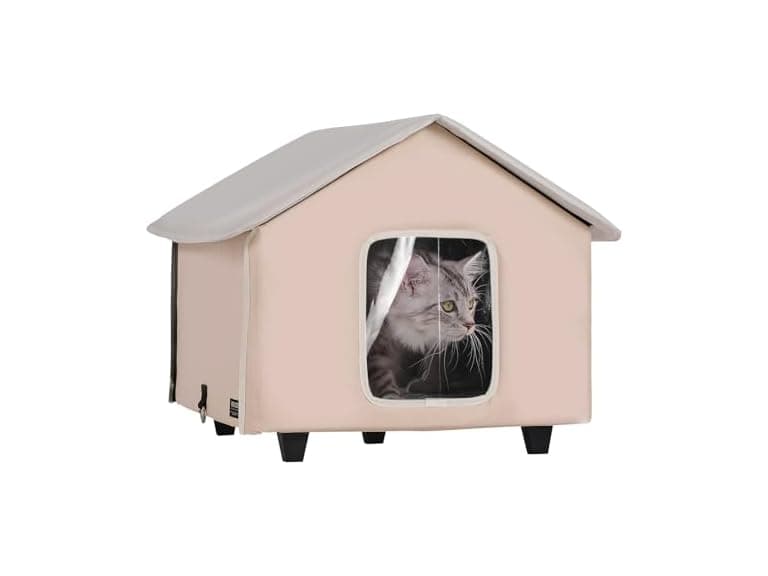 VEVOR Elevated Heated Cat House - Image 1