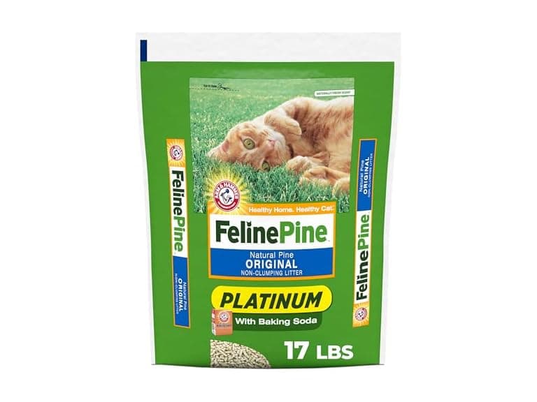 Feline Pine Platinum Non-Clumping Cat Litter - Image 1