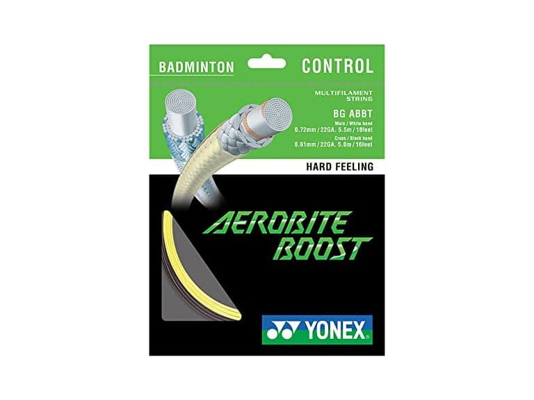 Yonex Aerobite Boost String (Gray/Yellow) - Image 1