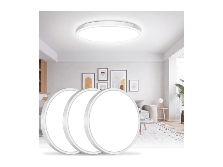 Brightever 3Pk 15" Flush Mount Ceiling Light - Image 1