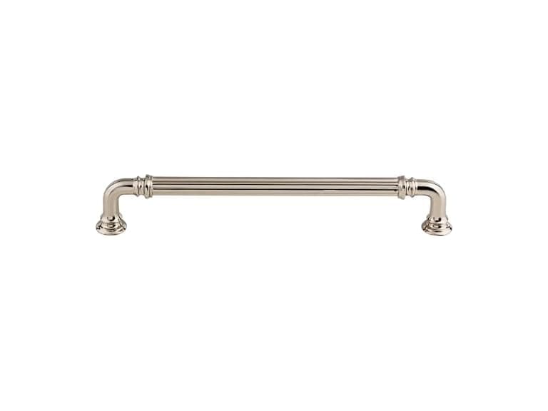 Top Knobs Chareau Reeded 7 Center Bar Pull Finish - Image 1