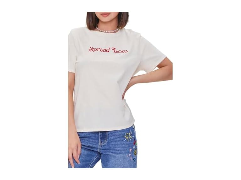 Forever 21 (L) Organically Grown Cotton Tee - Image 1
