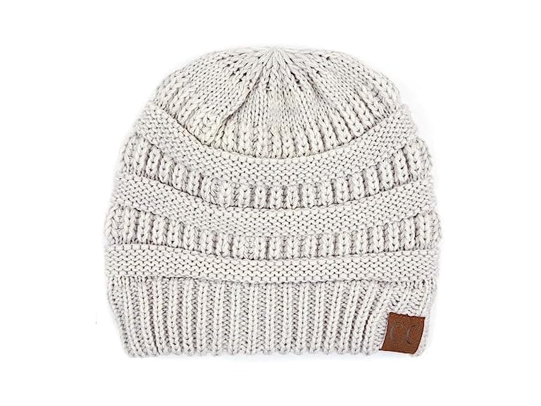 C.C (OS) Trendy Chunky Skully 2 Tone Light Grey - Image 1