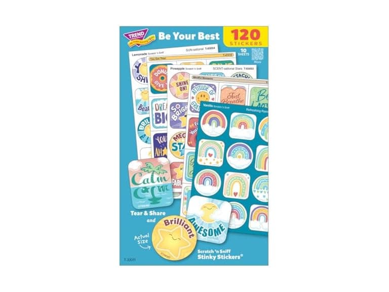 Trend Enterprises Be Your Best Mixed Stickers Pack - Image 1