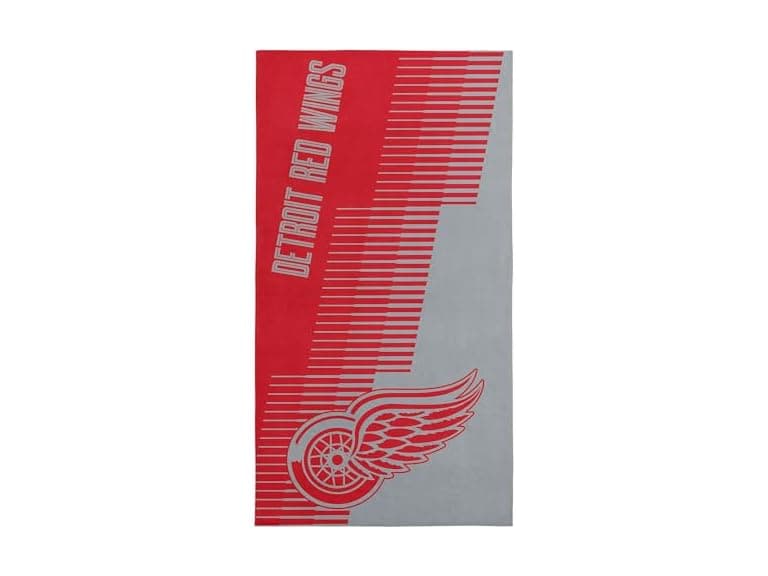 DETROIT RED WINGS Jacquard Beach Towel - Image 1