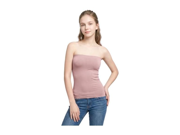 Kurve Women (X-Small-Medium) Length Tube Top Bra - Image 1