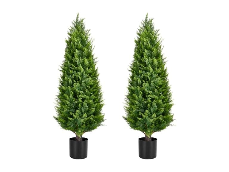 FZHCZWZX Artificial Topiary Tree 2 Set - Image 1