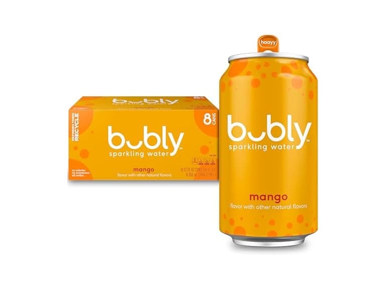 8PK bubly Sparkling Water, Mango, Zero Sugar - Image 1