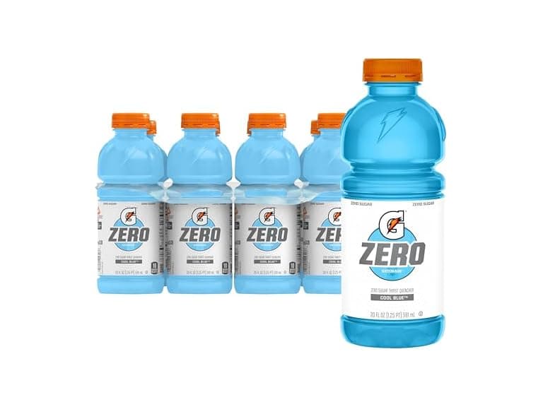 8PK Gatorade G Zero Cool Blue, Thirst Quench - Image 1