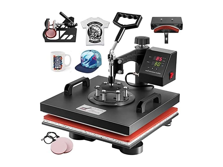TOPDEEP 5-in-1 Heat Press Machine 15x15" - Image 1