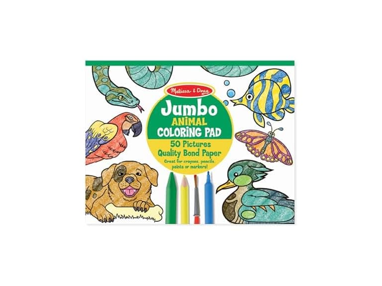 Melissa & Doug Jumbo Coloring Pad - Image 1