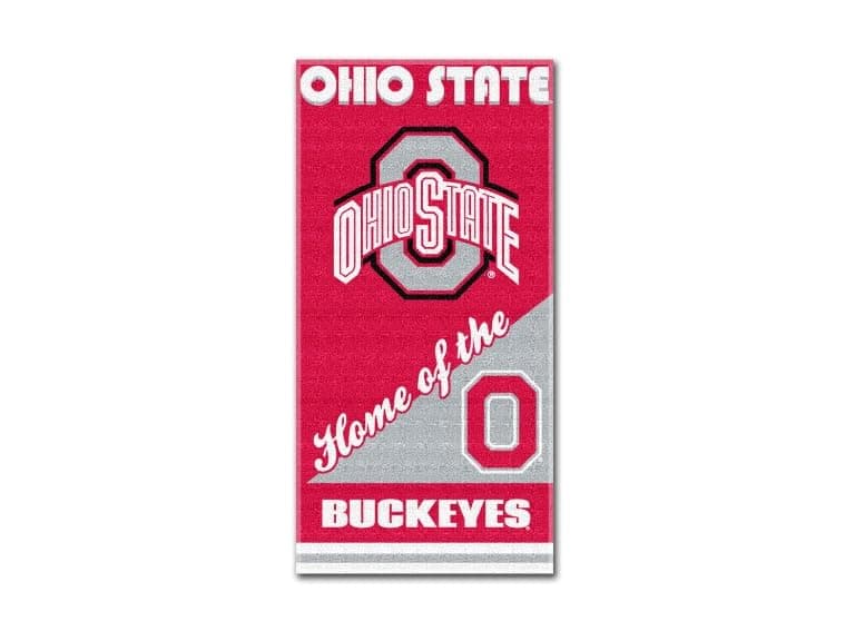 NCAA Ohio State Buckeyes Home Beach Towel, 28 - Image 1