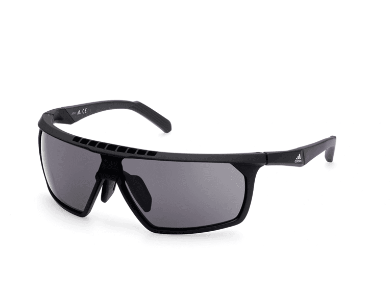 Adidas Unisex SP0030S02A Sunglasses Matte Black - Image 1