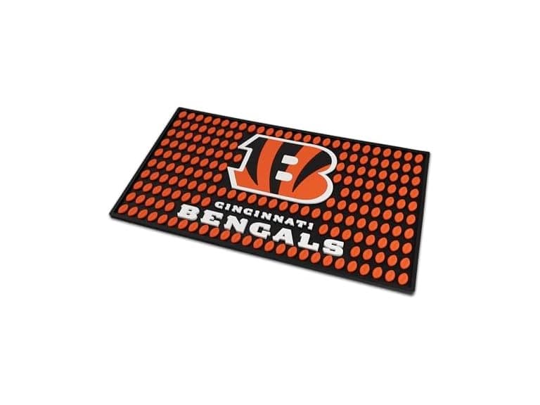 CINCINNATI BENGALS Team Logo Bar Mat - Image 1