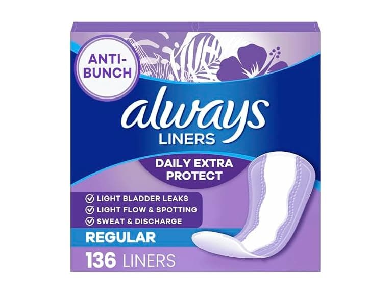 Always Panty Liners Anti Bunch Xtra 136ct - Image 1