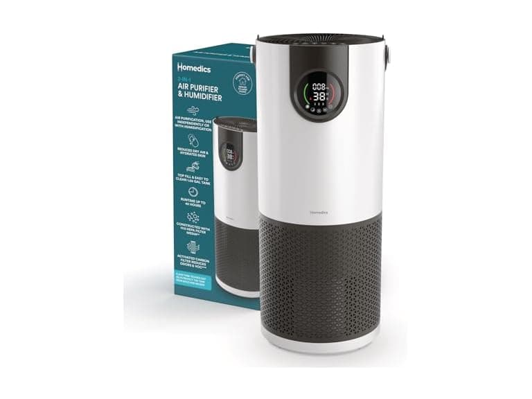 Homedics 2-in-1 Air Purifier & Humidifier - Image 1