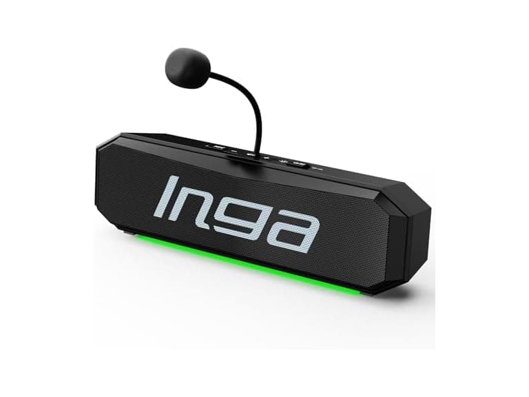 INGA Computer Speakers w/ Detachable Mic - Image 1