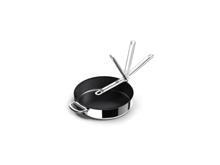 Joseph Space Steel 11" Nonstick Stainless-Steel Frying Pan - Image 1