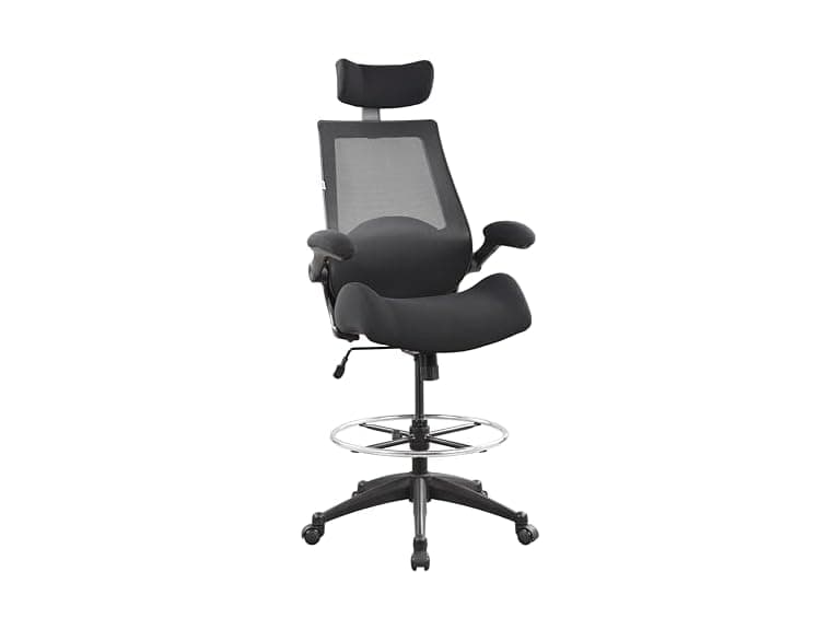 Drafting Tall Office Chair 400lbs High - Image 1