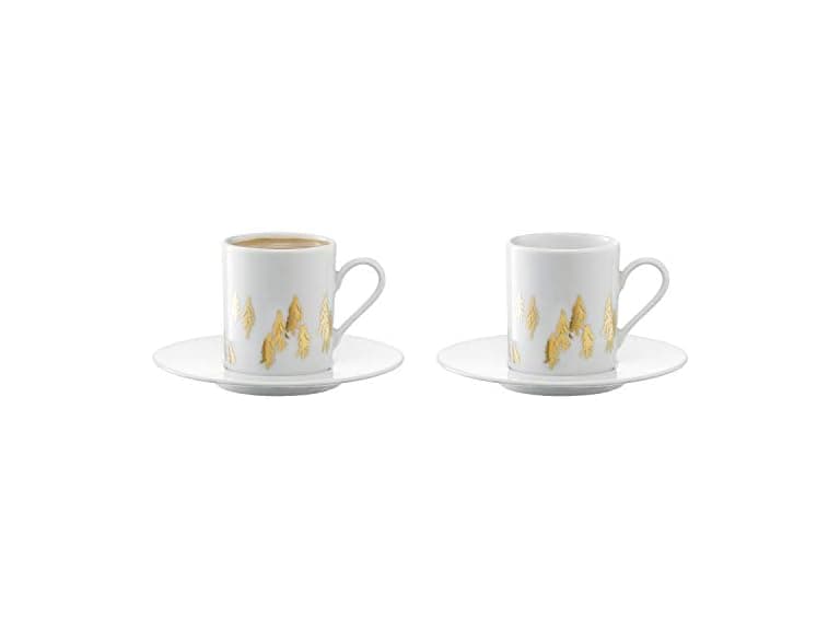 LSA Fir Espresso Cup & Saucer Gold - Image 1