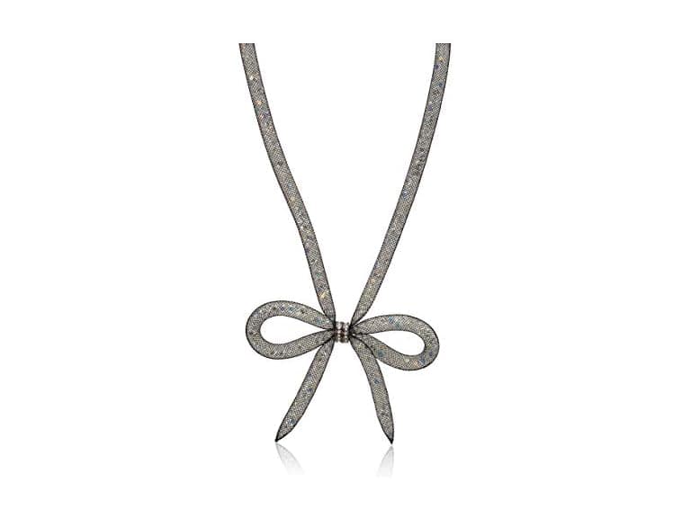 Betsey Johnson Mesh Bow Necklace - Image 1