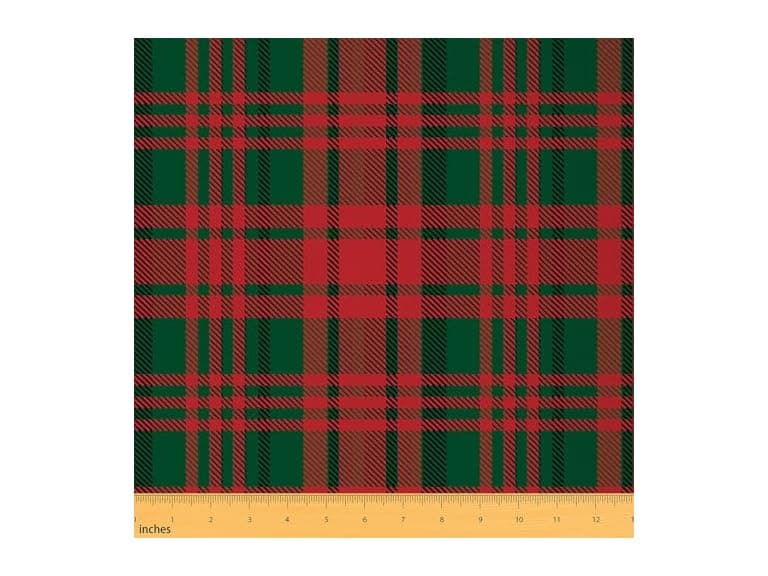Feelyou Tartan Plaid Upholstery Fabric - Image 1