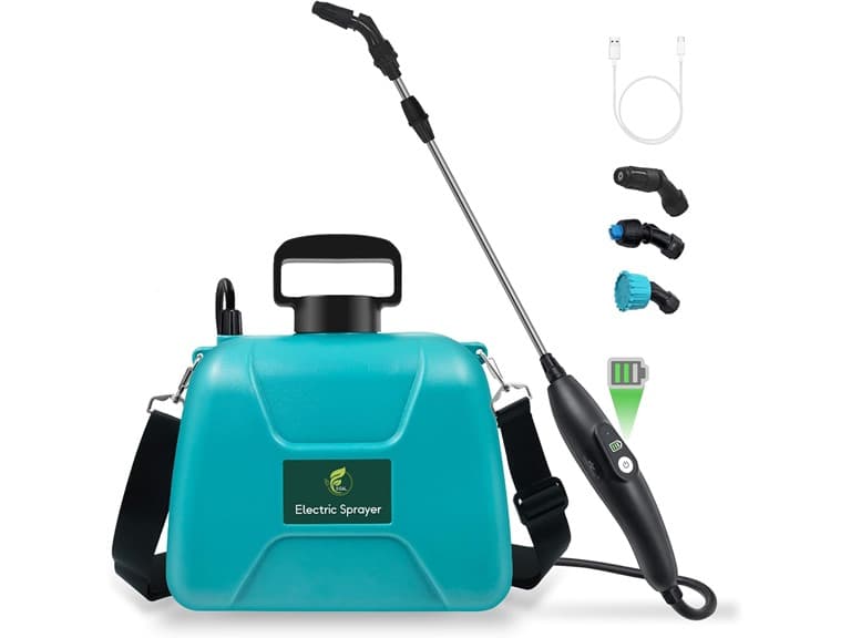 2 Gallon Battery Powered Garden Sprayer - Image 1