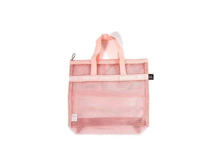 Mesh Travel Shower Caddy Tote Bag for Gym, Sw - Image 1