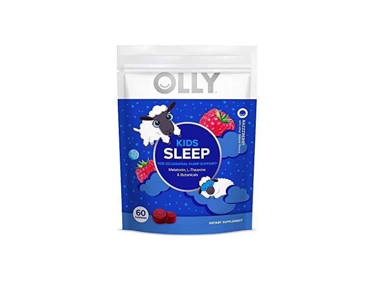 OLLY Kids Sleep Melatonin Gummy, Razzberry, 60-Count - Image 1