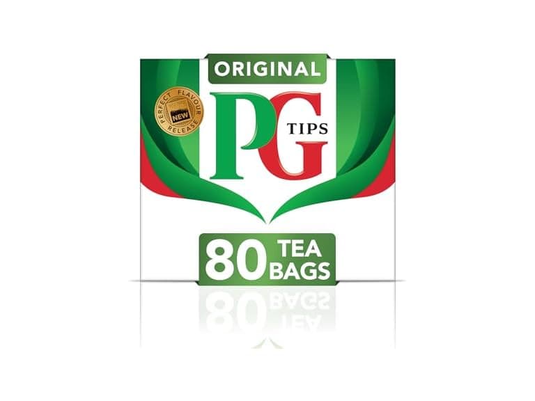 80CT PG Tips Original Non-Pyramid Black Tea Bags - Image 1